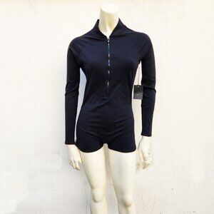 WONE Black Long Sleeve Playsuit